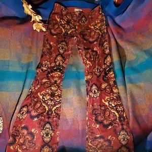 Free people pull on corduroy flare pants